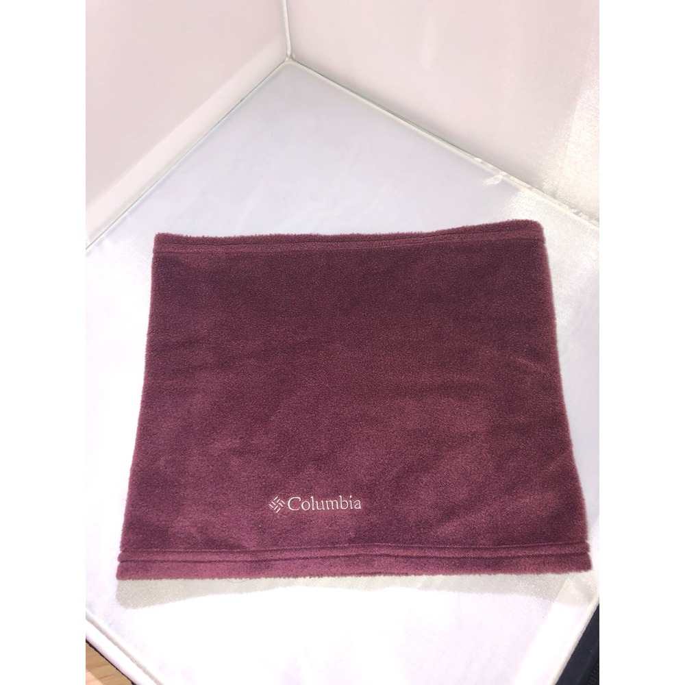 Columbia Omni-Heat Fleece Neck Gaiter Maroon Burgundy XU9022 Unisex O/S